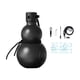 thumbnail image 1 of Botella de agua de calabaza Botella de calabaza Versátil 900 ml Regalo de moda Calabaza Agua deportiva Negro, 1 of 9