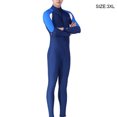 thumbnail image 2 of Traje de ensueño de una pieza de una pieza, traje de baño multifuncional, traje de baño, traje de buceo con cremallera frontal, medusas de medusas, traje de traje, mono, hombres, 3xl Advancent OD003636-08, 2 of 7