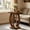 Dark Brown, variant on Fnova Round End Table with 2-Tier Storage, Farmhouse Rustic Nightstand, Bedside Table, Accent Side Table for Living Room, Bedroom, Small Spaces, Balcony, Brown