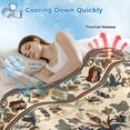 thumbnail image 3 of Boho Southwestern Cooling Blanket, Lightweight Breathable Summer Throw Blanket with Double Sided Cold Effect, Vintage Retro Geometric Ethnic Picnic Beach Blankets Bed Sheet for Hot Sleepers 40"x60", 3 of 8
