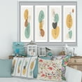 thumbnail image 2 of Designart 'Compostion Minimalistic of Organic Shapes III' Modern Framed Canvas Wall Art Print, 2 of 5