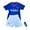 France-Home, variant on Kids Soccer Jersey Boys Football Uniforms For Argentina Fan Child Shirt Short Sleeves Youths Outfits Blue White
