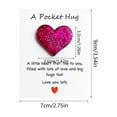 thumbnail image 3 of Inspirational Pocket Blessings Card with Glitter Heart Design, Motivational Greeting Card for Encouragement, Appreciation Gifts, Positive Affirmation Card for Friends, Family, Coworkers, Holiday, 3 of 6