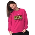 thumbnail image 4 of Out Of Chocolate Funny Ironic Novelty Sweatshirt for Men or Women Brisco Brands S, 4 of 6