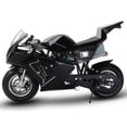 thumbnail image 4 of MotoTec 36v 500w Electric Pocket Bike GP Black, 4 of 5