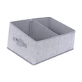 thumbnail image 4 of Contenedor de almacenamiento plegable para ropa interior, sujetadores, calcetines, cubos organizadores, 2 compartimentos para armario, mantas, libros., 4 of 9