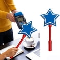 thumbnail image 1 of wycnly Star Shaped Contactless Payment Wand Secure NFC Card Payment Device Portable Tap to Pay Accessory for Retail Checkout Modern Wallet Alternative, 1 of 5