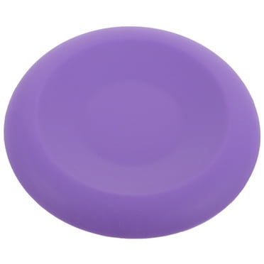 Purple Silicone Knee Pads for Home Use Yoga Sports with Non slip Round Cushion 0.39 inch Thick