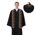 thumbnail image 4 of Fuzoiu Flower Crown Dog Print Graduation Sash,Graduation Stole,Unisex Adult Graduation Stole Shawl 91" Long,for Academic Commencements Shawl-Sharp Corner, 4 of 7