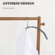thumbnail image 4 of 10-Pack Ultra-Thin Non-Slip Space-Saving Clothes Hanger for T-Shirts, Blouse, & Sun Dresses, 4 of 5