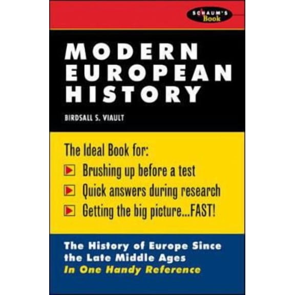 McGraw-Hill's Core Books Schaum's Outline of Modern European History, (Paperback)