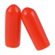 thumbnail image 2 of Protectores de rosca Uxcell tapa final vinilo rojo 50 piezas 0.16", 2 of 6