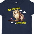 thumbnail image 4 of Inktastic My Grandma Loves Me Owl Boys or Girls Toddler T-Shirt, 4 of 5