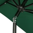 thumbnail image 3 of Bluewave Nassau 6.5-Ft X 10-Ft Rectangular Market Hunter Green Umbrella, 3 of 5