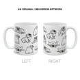 thumbnail image 3 of WIRESTER 11 Oz Ceramic Tea Cup Coffee Mug, White English Bulldog Funny Playful Postures, 3 of 8