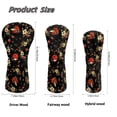 thumbnail image 6 of Uorisanigo Golf Headcovers (3-Pack) – Waterproof Head Covers Protection for Driver, Fairway & Hybrid, Funny Floral Ladybug Golf Accessories, Golfer Gifts for Men & Women, Abrasion-Resistant, 6 of 7