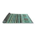 thumbnail image 2 of Ahgly Company Indoor Rectangle Abstract Light Blue Modern Area Rugs, 2' x 3', 2 of 4