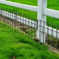 thumbnail image 6 of Metal Garden Fence, T-Shaped Garden Fence Square Model 10-Pack, 6 of 7