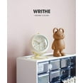 thumbnail image 2 of Horloges de Table, Réveil Classique Sans Tic-Tac à Piles avec Rétroéclairage en Verre HD pour Chambre Salon Cuisine Décoration Intérieure (Blanc), 2 of 7