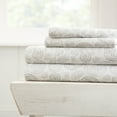 thumbnail image 4 of Merit Linens Coarse Paisley Pattern 4 Piece Bed Sheets Set, 4 of 4
