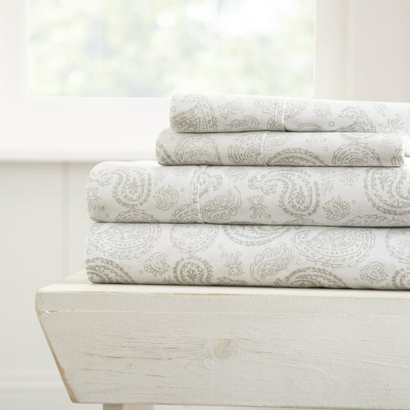 4 Piece Premium Ultra Soft Solid Bed Sheet Set by ienjoy Home