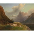 thumbnail image 2 of Franz Steinfeld 24x20 Gold Ornate Framed and Double Matted Museum Art Print Titled - Salzkammergut, 2 of 4