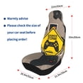 thumbnail image 6 of LNWH Car Seat Covers, Gamer Zone Game Controller Car Interior Seat Covers - Universal Fit Most Cars, SUV, Trucks, 2pcs Car Seat Protectors, 6 of 8