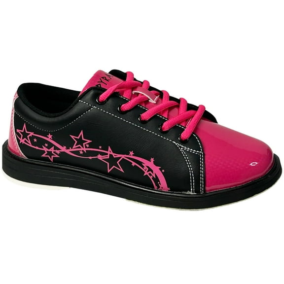 Pyramid Women's Rise Black/Hot Pink Bowling Shoes