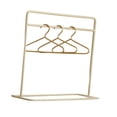 thumbnail image 1 of Yinanstore Doll Garment Rack with Hangers,Doll Wardrobe Furniture,1/12 Scale Iron Mini Clothes Rack for Photo Props Accessories Ornament White, 1 of 8