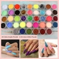 thumbnail image 3 of Acrylic Nail Kit with Acrylic Powder and Liquid onomer 42pc Nail Glitter Powder Nail Art Rhine tone Fal e Nail Tip Profe ional Nail Tool All in One Starter Kit for Beginner, 3 of 8