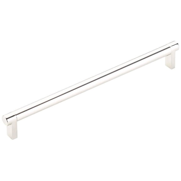 Emtek 84057.RECUS14.SMUS14 Smooth 10" Center To Center Bar Cabinet Pull - Polished Nickel