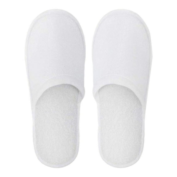 Yttmshdga Clearance! Disposable Slippers For Guests Slippers For Travel Shoeless Home Spa Slippers With Non Slip(White)