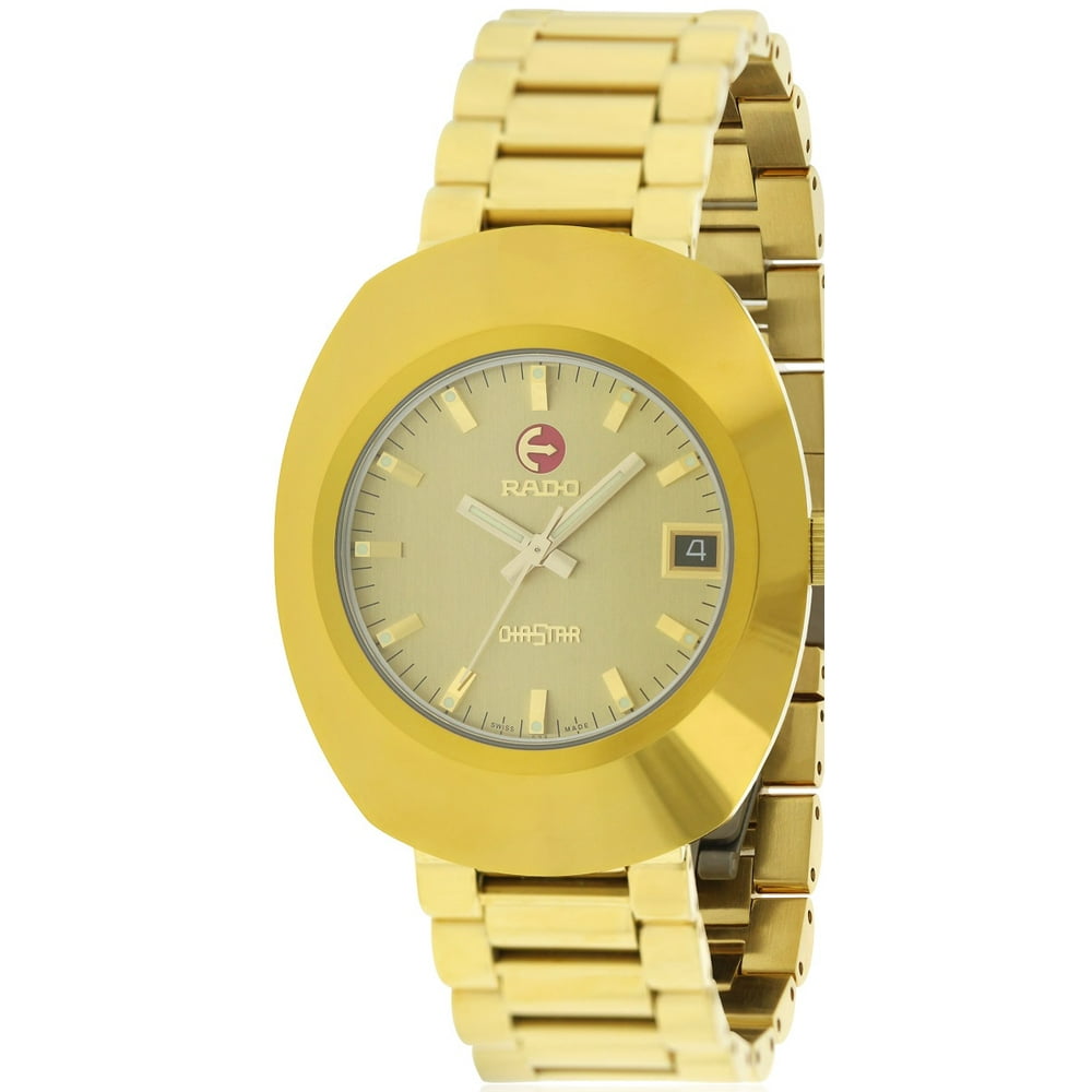 Rado Rado Original GoldTone Automatic Mens Watch R12431264 Walmart