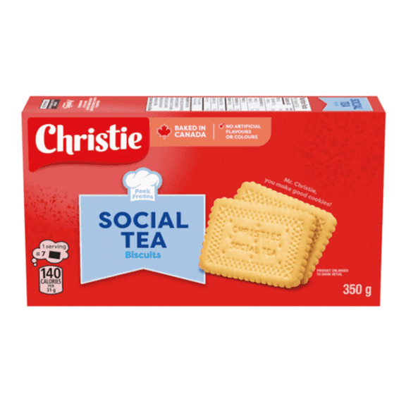 Christie Peek Freans Social Tea Cookies, 350g/12.3 oz {Imported from Canada}