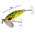 thumbnail image 3 of Arbogast Jitterbug Topwater Baits 2'' Frog White Belly 5/8 oz., 3 of 7