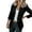 Black, variant on Vedolay Women's Casual Blazer Solid Double Blazer Open Front Suit Jacket,White M