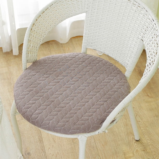 Cojines para silla redondos y gruesos, para balcón, dormitorio, cojín familiar
