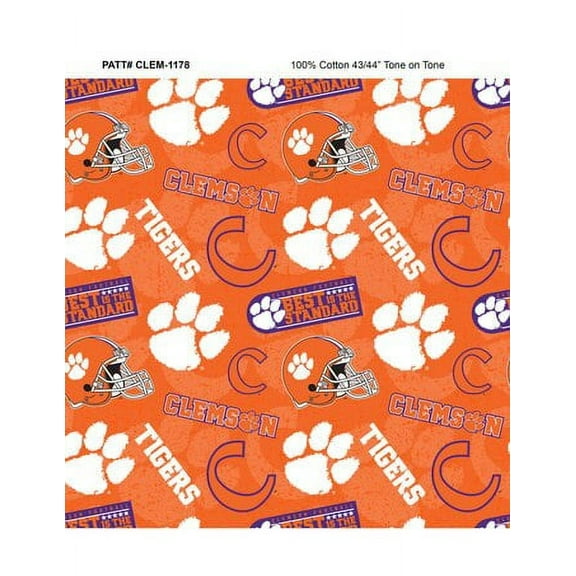 Clemson Clem-1178 Tone On Tone Cotton