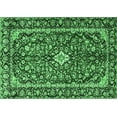 thumbnail image 1 of Ahgly Company Indoor Rectangle Medallion Emerald Green Traditional Area Rugs, 7' x 10', 1 of 4