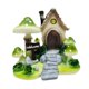 thumbnail image 3 of Figura decorativa de casa de dibujos animados para jardín, adorno de escritorio creativo coleccionable Estilo B, 3 of 9