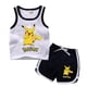 thumbnail image 5 of Conjunto de ropa para niños, camiseta de Pikachu para niño y niña, pantalones cortos, conjuntos de 2 uds., conjuntos de algodón para niñas pequeñas, ropa deportiva de la Patrulla Canina para niños, 5 of 5