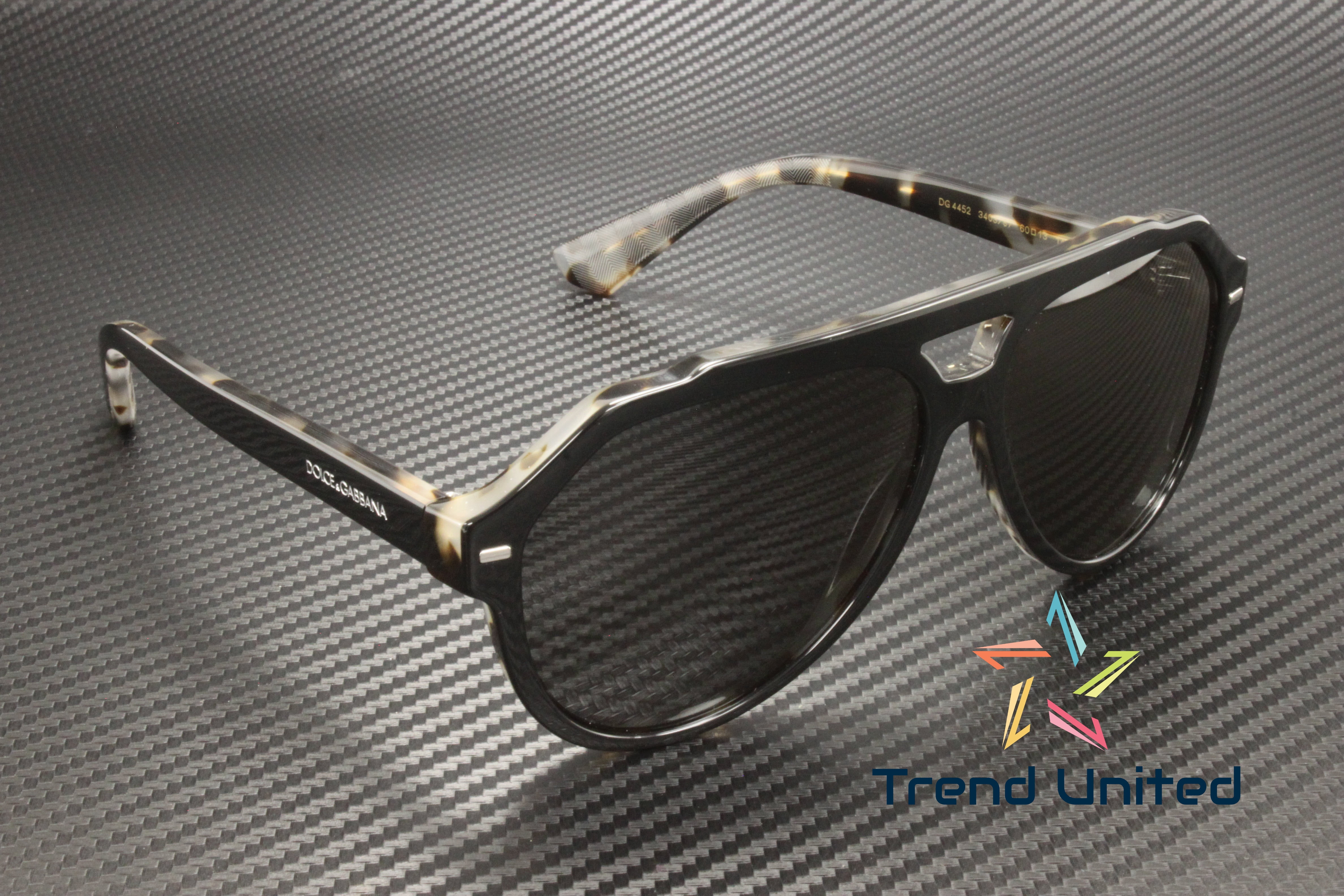 Dolce & Gabbana DG 4452 Plastic Unisex Aviator Sunglasses  display picture 1