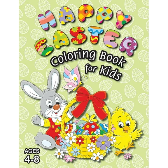 Engage Books: Happy Easter Coloring Book for Kids (Paperback)