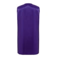 thumbnail image 2 of Doomiva Girls Boys Sequins Satin Dance Tunic Liturgical Praise Dance Top Sleeveless Open Front Split Worship Choir Robe Purple 8, 2 of 4