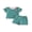 Green, variant on Baby3M 6M 12M 18M 24M 2T 3T Girl 2Pcs Summer Outfits Short Sleeve Fruit Embroidery Tops and Shorts Set Toddler Spring Clothes