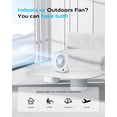 thumbnail image 2 of Ventilador de escritorio Otlonpe, pequeño, 6,5 pulgadas, 4000 mAh, recargable, 2 of 8
