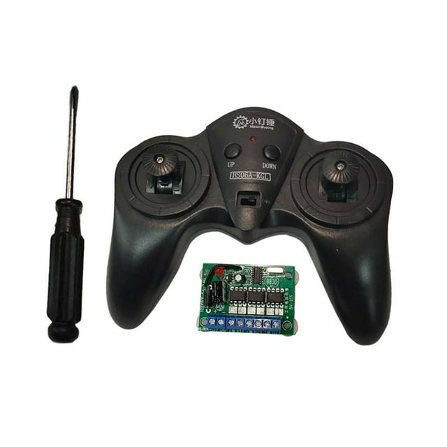 Kit de sistema de radio con transmisor RC y placa receptora de CC de 6 V a 15 V HS06A