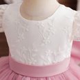 thumbnail image 4 of Vestido para niñas de 1 a 5 meses con lazo grande para fiesta de bodas, elegante vestido de princesa, regalo de cumpleaños para niños, vestidos de Navidad, 4 of 5