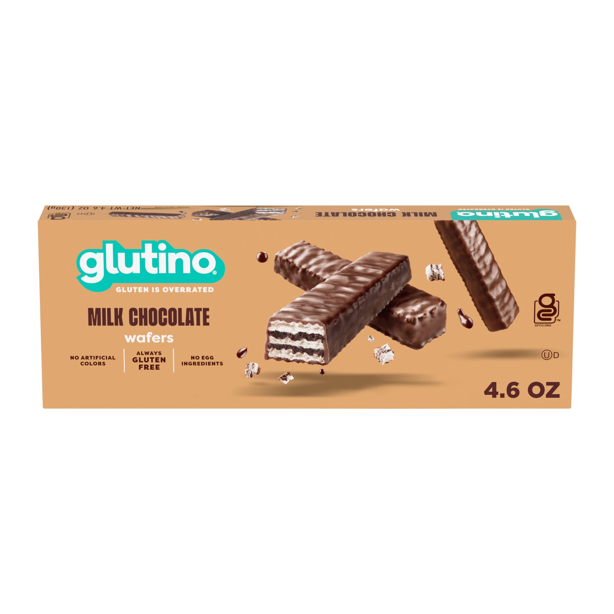 (3 pack) Glutino Gluten Free Milk Chocolate Wafers, 4.6 oz.
