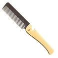 thumbnail image 1 of Peine de bolsillo plegable de acero inoxidable para hombres y mujeres dorado, 1 of 5